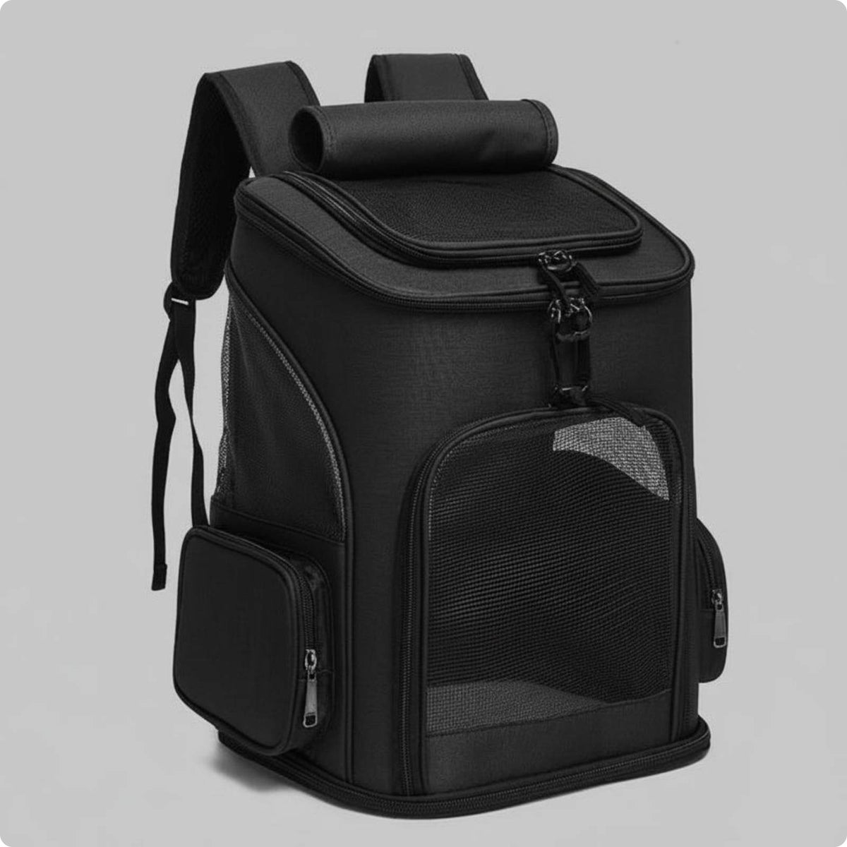 Portable Expandable Mesh Pet Carrier Easy to Pet Cleaner Backpack Carrier Scratch-Resistant for Outdoor