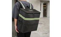Food Delivery Backpack Sturdy Insulated Food Delivery Backpack Pizza Takeout Bag Hands-Unrestricted Water Resistant for Couriers