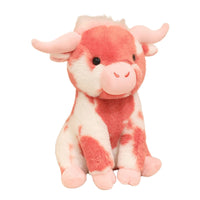 Sitting Cow Stuffed Gift Idea Cow Toy Materials Calf Stuffed Animal for Rest Time