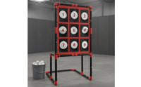 9 Pocket Pitcher Training Equipment Portable 9 Hole Pitching Net Foldable Baseball Pitching Target for Backyard