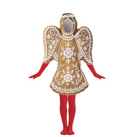 Gingerbread Angel Costume Festive Gingerbread Costume with Appendages Enjoyable Attire for Entertainers, Holiday Photos