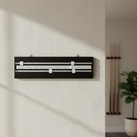 Billiard Scoreboard Classic Pool Table Design Score Keeper Construction Wall Mounted Snooker Scorer for Man Cave