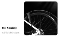 2 Pieces Two-Wheeler Mudguard Set Long-Lasting Bike Mudguard Set Two-Wheeler Spray Guard Wide Compatibility Cycling Accessory