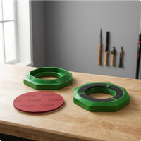 Slimline Octagonal Sanding Pad Textured Grip Sanding Pad Base Molded Plastic Shop Part Glossy Finish