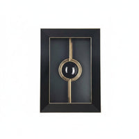 Layered Beveled Frame Ornament Circlet Pattern Home Decor