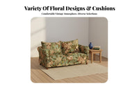 Photography Prop 1:6 Scale Sofa Realistic Details Miniature Doll Couch With Pillow for Children, Living Room Scene, Desktop Decoration