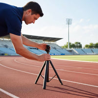 Tripod Stand with Folding Base Foldable Portable for Coaches, Athletes, Track, Gym