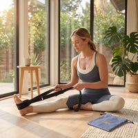 Ballet Stretch Strap with Padded Loops Adjustable Leg Stretch Strap with Buckles Stretching Band with Loops Multi Loop