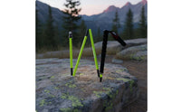 Foldable Carbon Fiber Trekking Poles Anti-Slip Folding Trekking Pole Portable Carbon Fiber Hiking Pole Compact for Mountaineering, Trail Running