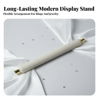Finger Band Display Stand Photography Prop Band Display Rod Jewelry Exhibit Case Stand Metal Finishes Easy Visibility