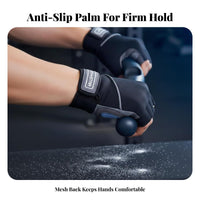 Callus Protection Full Finger Gym Gloves Enhanced Grip Full Finger Workout Gloves Palm Protection for Men, Women, Climbing, Rowing, Exercise