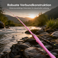 Carbon Fiber Raft Fishing Rod with Solid Tip for Shore Casting