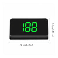 Positioning System Device HUD Day and Night Visibility Digital Car Rate Display Compact Design USB Dashboard Display