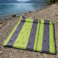 Automatic Inflatable Picnic Mat Thickened Moisture-proof Pad for 3-4 People, 5cm Thick Outdoor Camping Tent Ground Mat Lunch Break Mattress