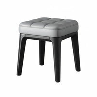 Stackable Design Padded Stacking Stool Space-Saving Household Furniture Multi-Purpose Footrest Rounded Corners for Children, Families, Homeowners, Living Room, Bedroom, Entryway, Parties