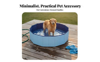 Foldable Dog Bathtub Waterproof Foldable Pet Bathtub Easy to Store Portable Pet Bathing Tub for Dogs, Cats, Indoor, Washroom, Backyard