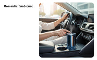 Drink Container Holder Aroma Dispenser Odor Removal Car Accessory Celestial Projection Light 5 Adjustable Modes for Parents