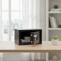 Compact Safe with Electronic Keypad Digital Electronic Safe Small Security Box Strong for Hotel, Wardrobe