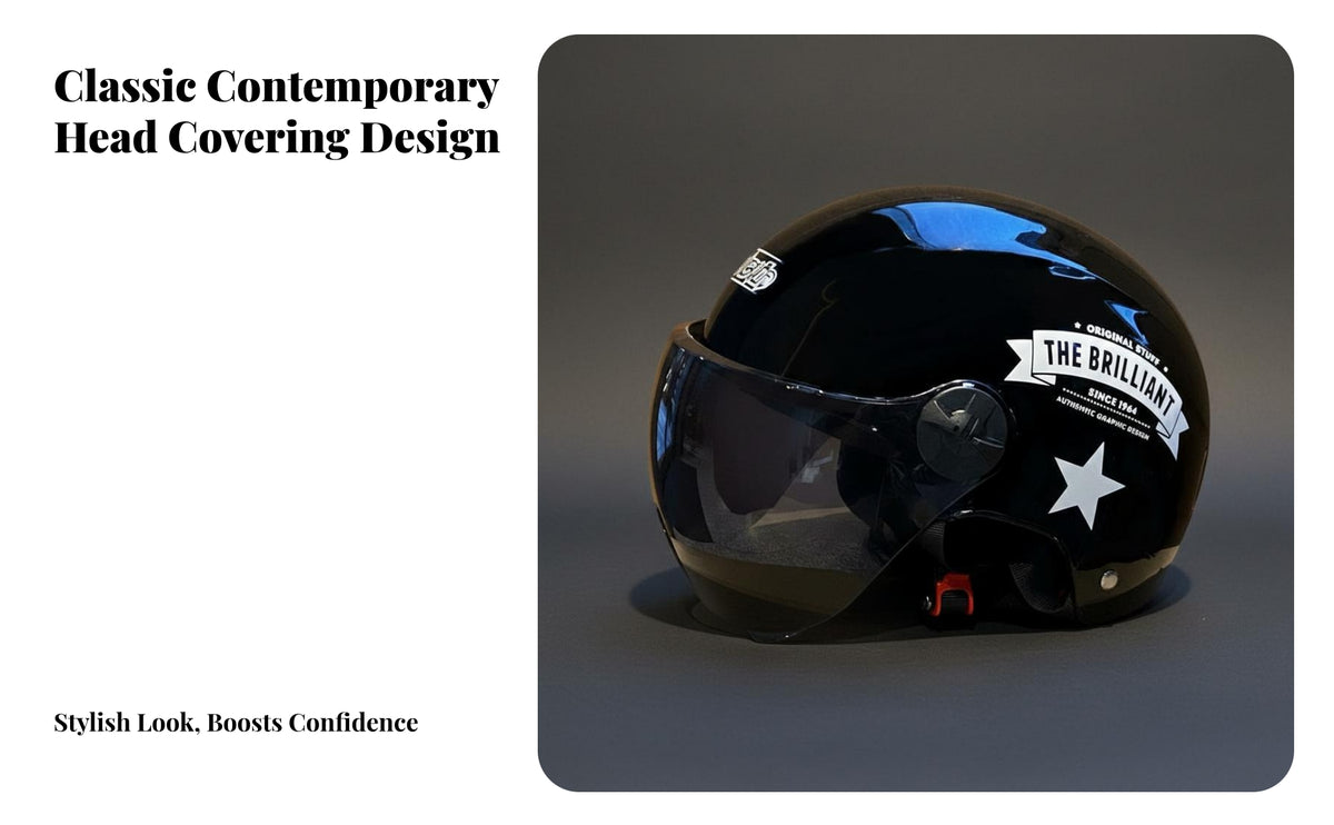 Helmet 3C Certified Motorcycle Half Helmet Gender-Neutral Design Riding Headwear for Women, Motorcyclists, City Commuting, Daily Use, Outdoor