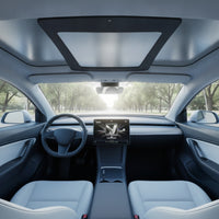 Motorized Sunshade Electric Car Sunshade Low Profile Assembly with Control Module for YL Electric Vehicle Interior