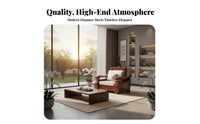 Wooden Couch Set with Storage New Chinese Style Modular Storage Sofa Solid Wood Construction Living Room Furniture for Villa, Lounge Area, Home Office