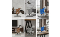Film Display Device Model Retro Vintage Display Device Model Silver-Toned Desktop Decoration for Collectors, TV Cabinet, Bookshelf