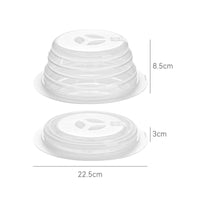 Microwave Plate Splatter Cover Dishwasher Silicone Fresh Keeping Lid Versatile Kitchen Accessory for Refrigerator