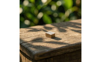 Translucent Miniature Crate with Clear Lid Compact Display Prop for Tabletop Displays