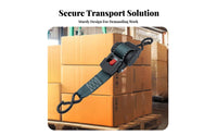 Heavy Duty Cargo Strap Wear-Resistant Retractable Ratchet Strap Steel Body Self-Retracting Load Binder for Truck Owners, Movers, Moving