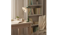 Green Flower Desk Lamp Decorative Indoor Lighting Flexible Gooseneck for Bedside