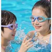 Leak-Proof Kids Swim Goggles Waterproof Swimming Goggles Wide View Eyewear Adjustable for Children, Toddlers, Pool Practice