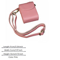 Snap Closure Leather Camera Case Scratch Resistant Compact Camera Pouch Vintage Design for Photographers, Travelers, Travel, Outdoor