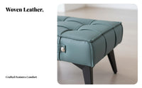 Light Luxury Design Round Upholstered Ottoman Multi-Functional Low Stool space-saving Size Footrest Padded Seat for aestheticaware Individuals, Apartment Dwellers, Homeowners, Living Room, Entryway, Bedroom, Vanity Area
