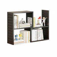 Extendable Design Expandable Book Rack with Pegboard Space-Saving Adjustable Desk Rack Corner Adaptable Desktop Organizer Easy Installation for Students, distant Workers, gaming enthusiasts, Study Room, Gaming Setup