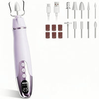 Nail Drill with LCD Display Portable Nail Grinder Pen E-File Rechargeable for Beginners, Travel, Home