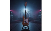 Beginner Friendly 4-String Electric Bass Gloss Finish 4 String Electric Bass Clear Tone for Beginners, Practice