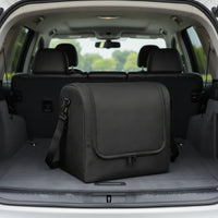 Structured Hat Storage Bag Portable Hat Box with Shoulder Strap Adjustable Baseball Cap Carrier Heavy-Duty for Travelers, Travel, Car