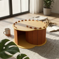 Oval Pet Bed Matte accessibleFront Pet Nook Pet Furniture Portable Warm