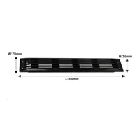 Marine Ventilation Grille Corrosion-Resistant Marine Grille Vent Boat Louvered Vent Easy to Install Low-Profile