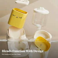 Easy to Clean Weight-Based Pet Feeder and Waterer Set Large Capacity Automatic Pet Feeder Anti-Skid Base