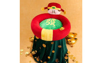 Winter Pet Bed Thick Padded Animal Bedding Festive
