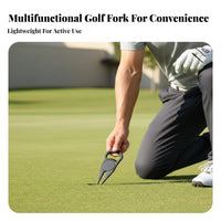Multi-Functional Golf Divot Tool Bottle Opener Portable Divot Tool Bottle Opener Lightweight for Golfers, Adults, Outdoor Sports, Clubhouse