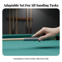 Water-Resistant and Dry Sanding Sheet Set Waterproof Assorted Grit Sanding Sheet Pack Multi-Surface Grit Sheet for Woodworkers, Craftsmen, Home Repair