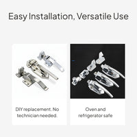 Oven Door Lock Commercial Handle Zinc Alloy Latch Adjustable