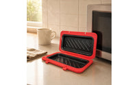 Microwave Sandwich Grill Compact Tray Clamshell Grill Tray Quick-Cooking Food Prep