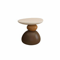Curved C-Table Light Luxury Aesthetic Nightstand Creative Form for Small Spaces