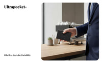 Stainless Steel Card Holder Anti-Degaussing Stainless Steel Credit Card Holder Design Blocking Wallet for Travel