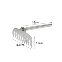 Hand Weeder with Rake Head One-Piece Unwanted Plants Puller Handheld
