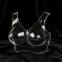 Photo Prop Transparent Bra Mannequin Lightweight Bra Display Mannequin Portable Underwear Display Torso for Product Photography