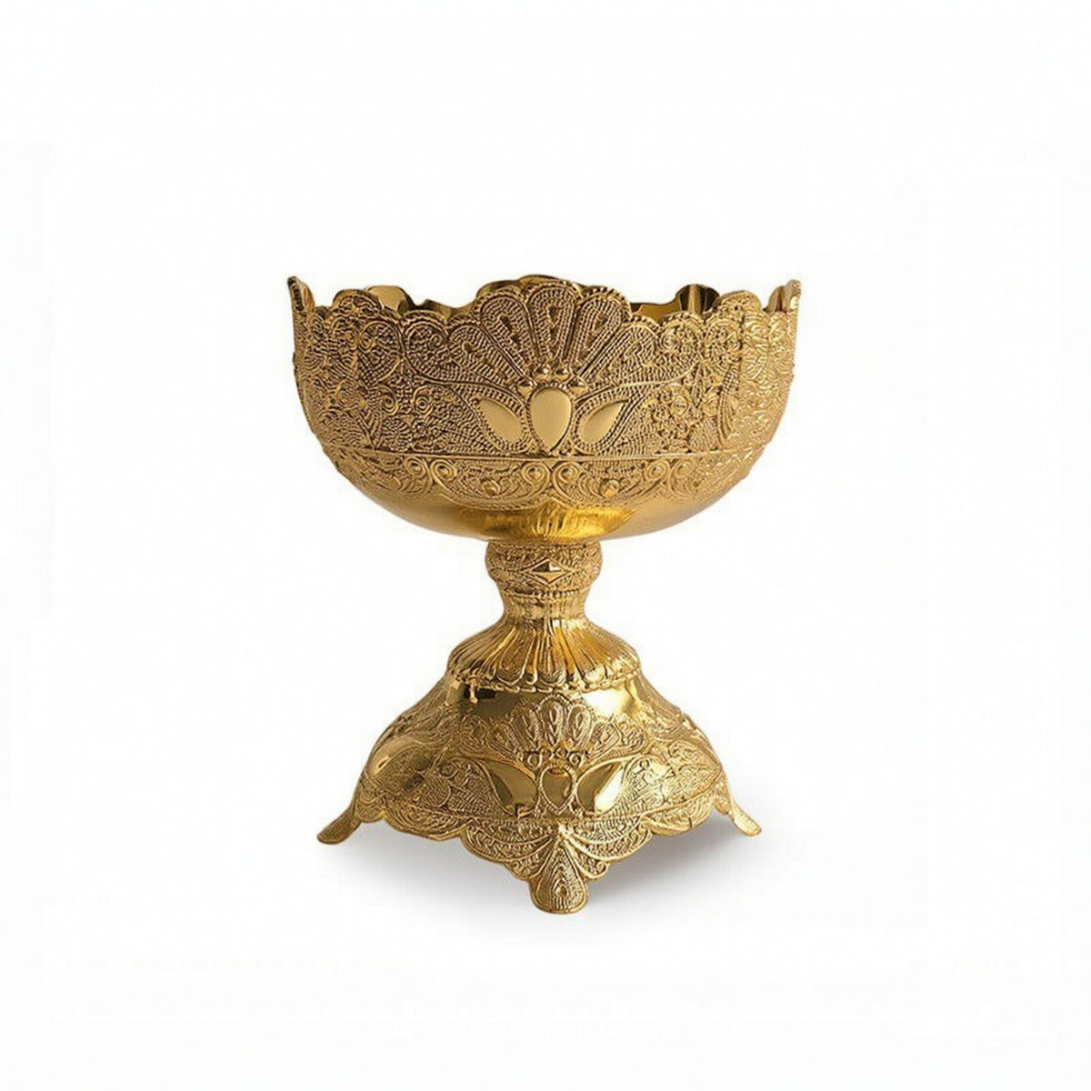 Fruit Bowl with Pedestal Ornate Pedestal Bowl for Hosts